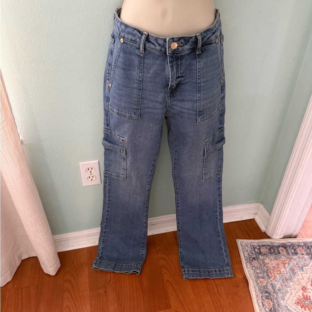 Michael Kors Denim Jeans with Gold Accents